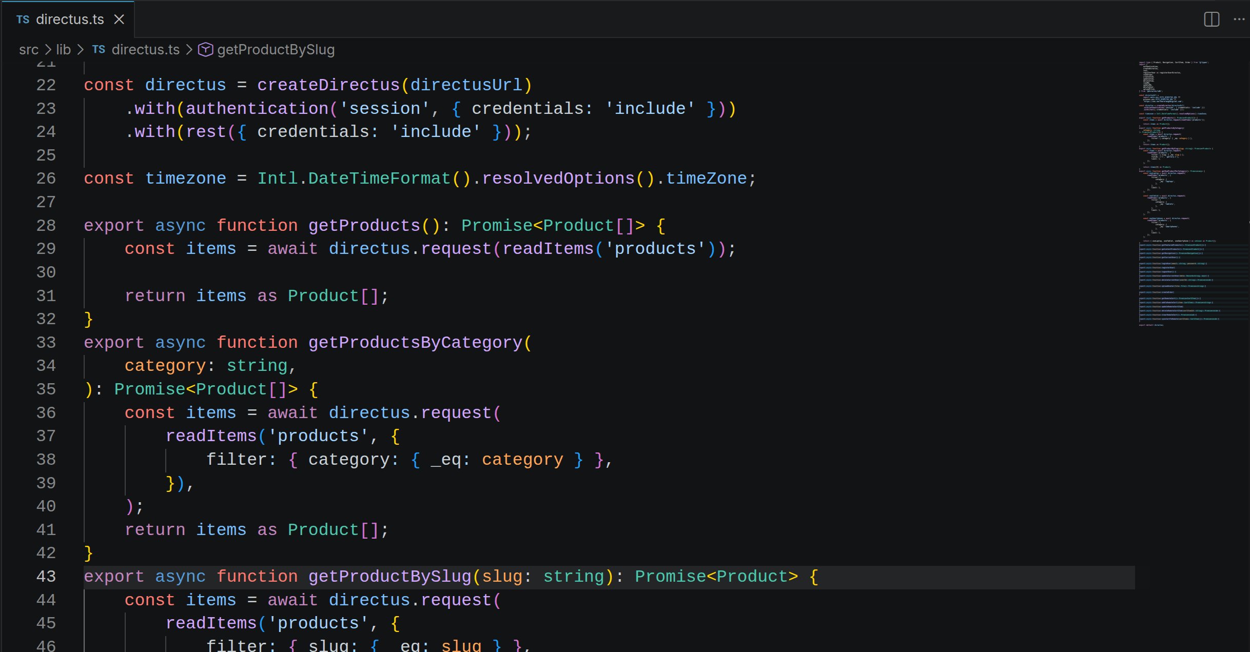 Connecting TanStack Start to Directus with the SDK